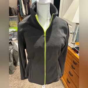 Women's Olive Jacket with Neon Accents